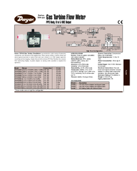Thumbnail of document Data Sheet - TFP-GV Gas Turbine Flow Meter